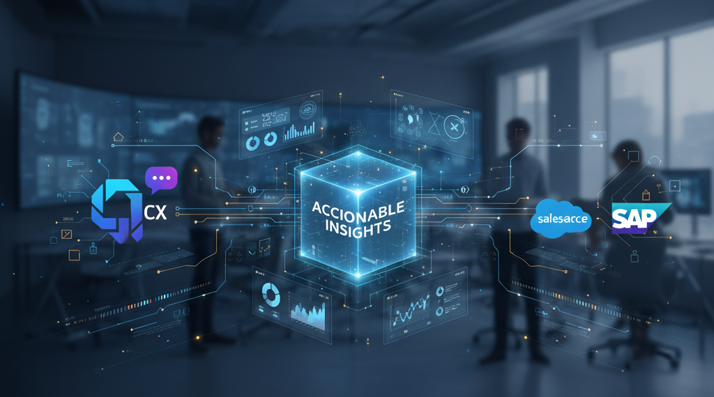 Fondo representativo de analítica y experiencia del cliente